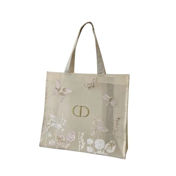 Christian Dior Beauty Butterfly Dragonfly VIP GWP Mesh Large Tote Bag - Picture 7 of 7